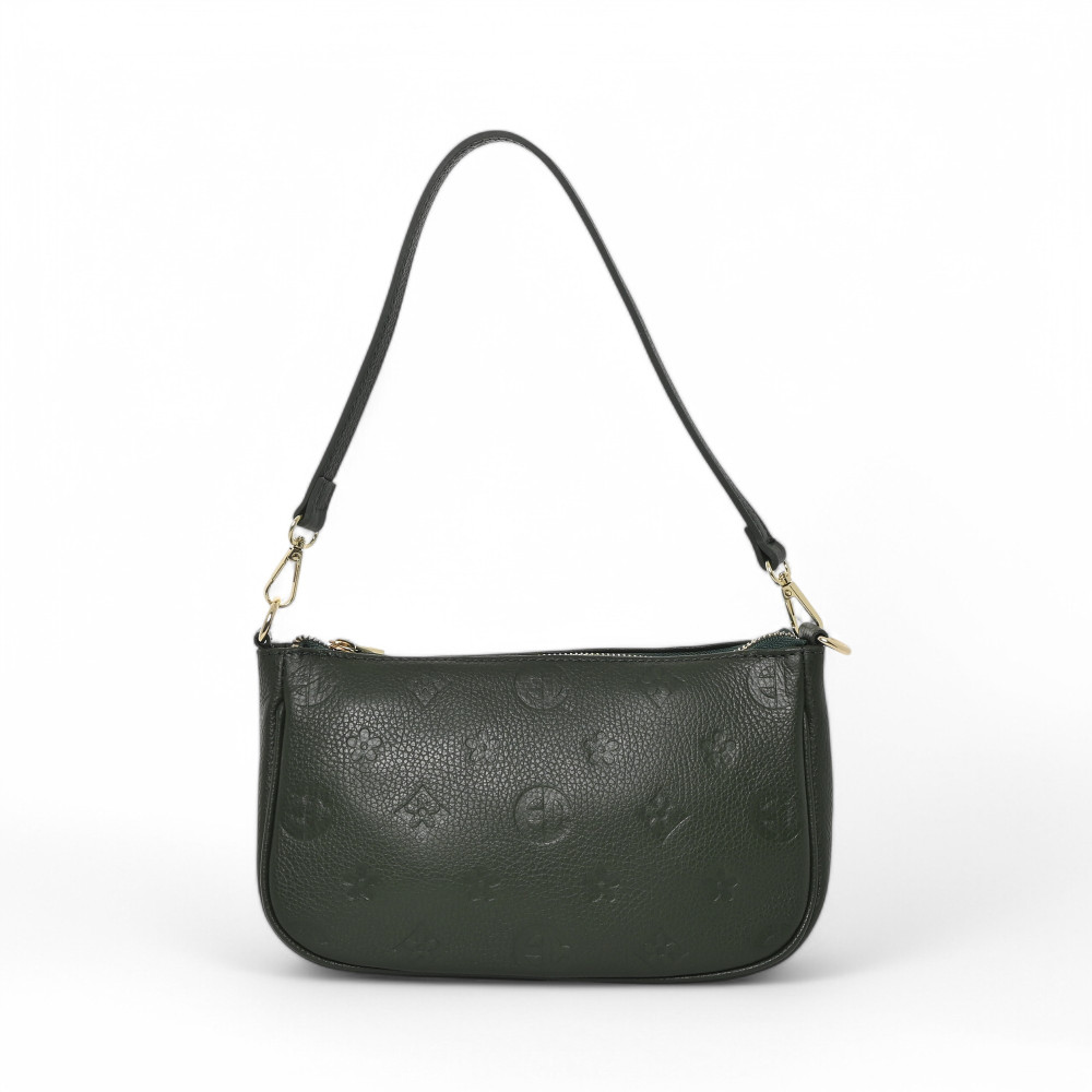 Leather shoulder bag