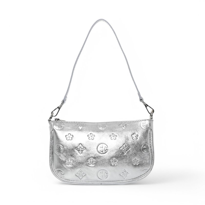 Bolso de hombro de piel