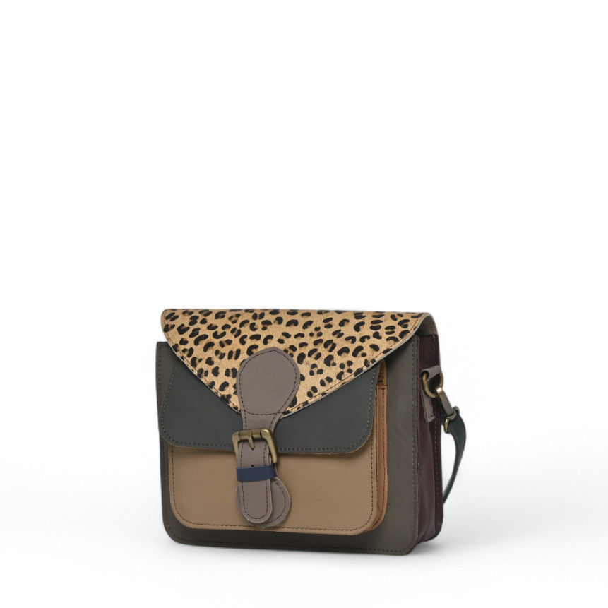 Leather crossbody bag