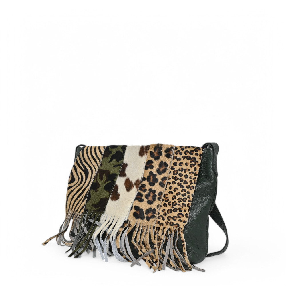 Bolso bandolera de piel