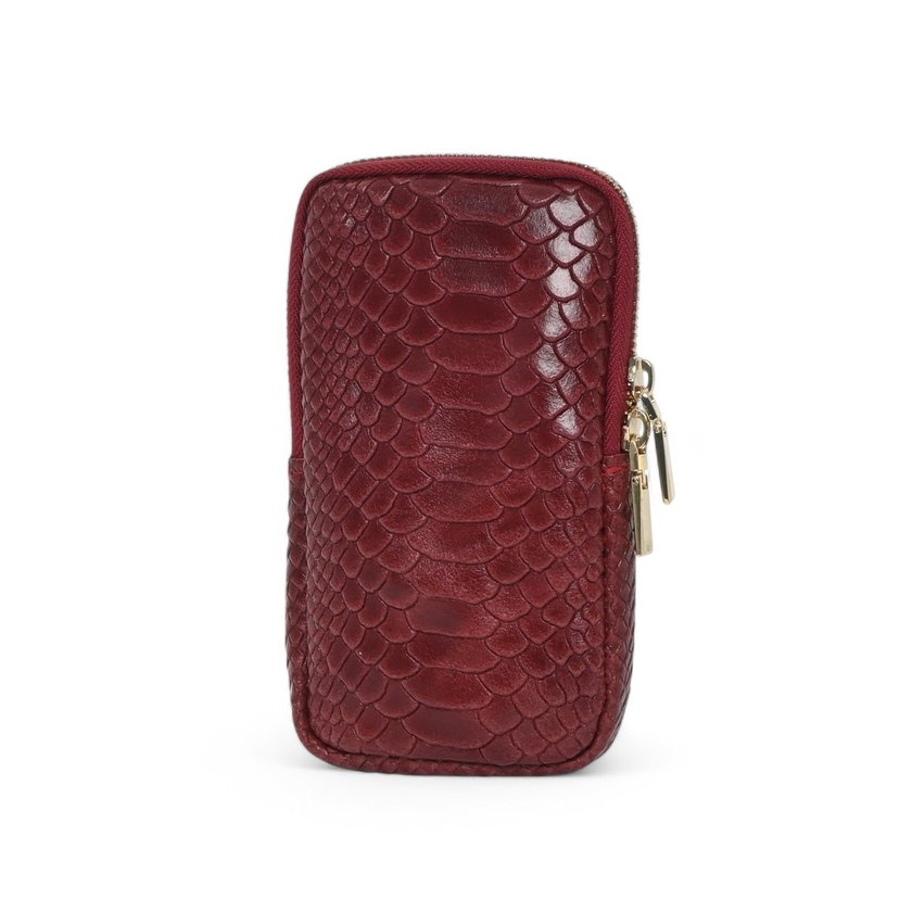 Leather phone holder