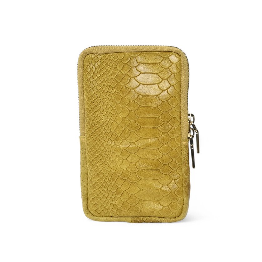 Porta cellulare in pelle