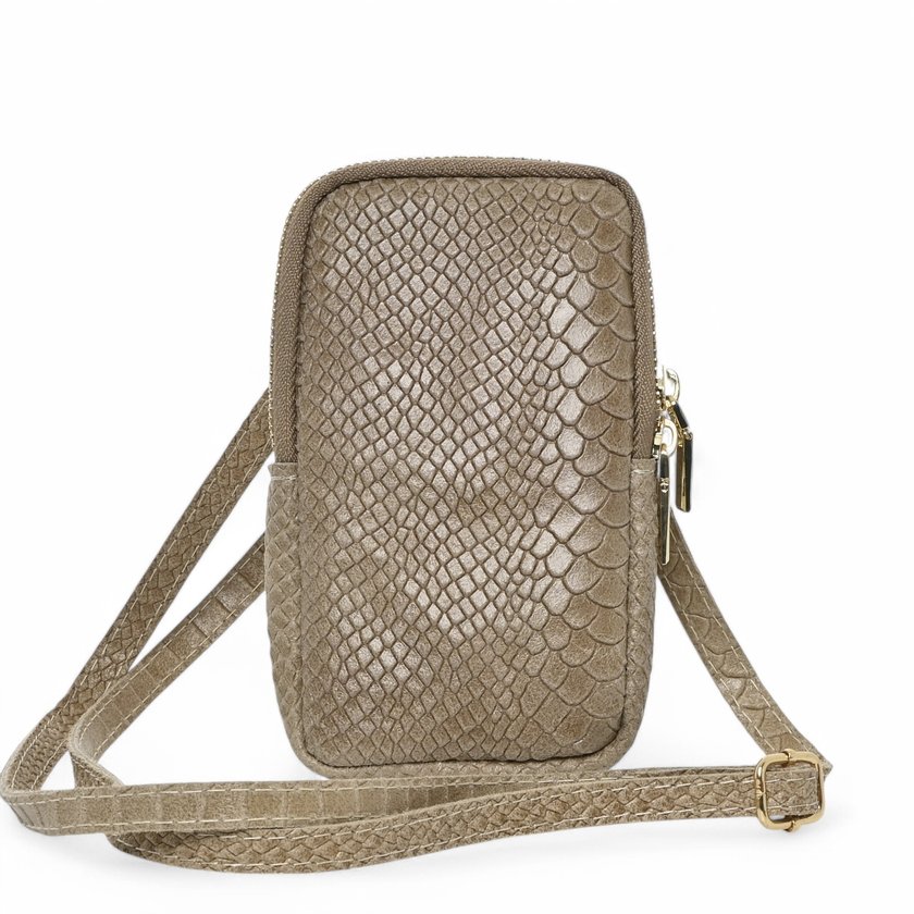 Porta cellulare in pelle