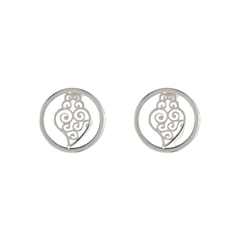 Coração de viana steel earrings GB