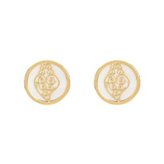 Coração de viana steel earrings GB