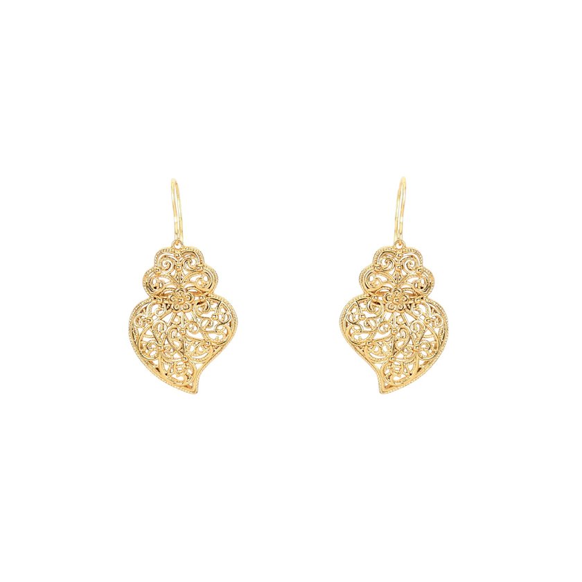 Encantos Portugal Viana heart earrings