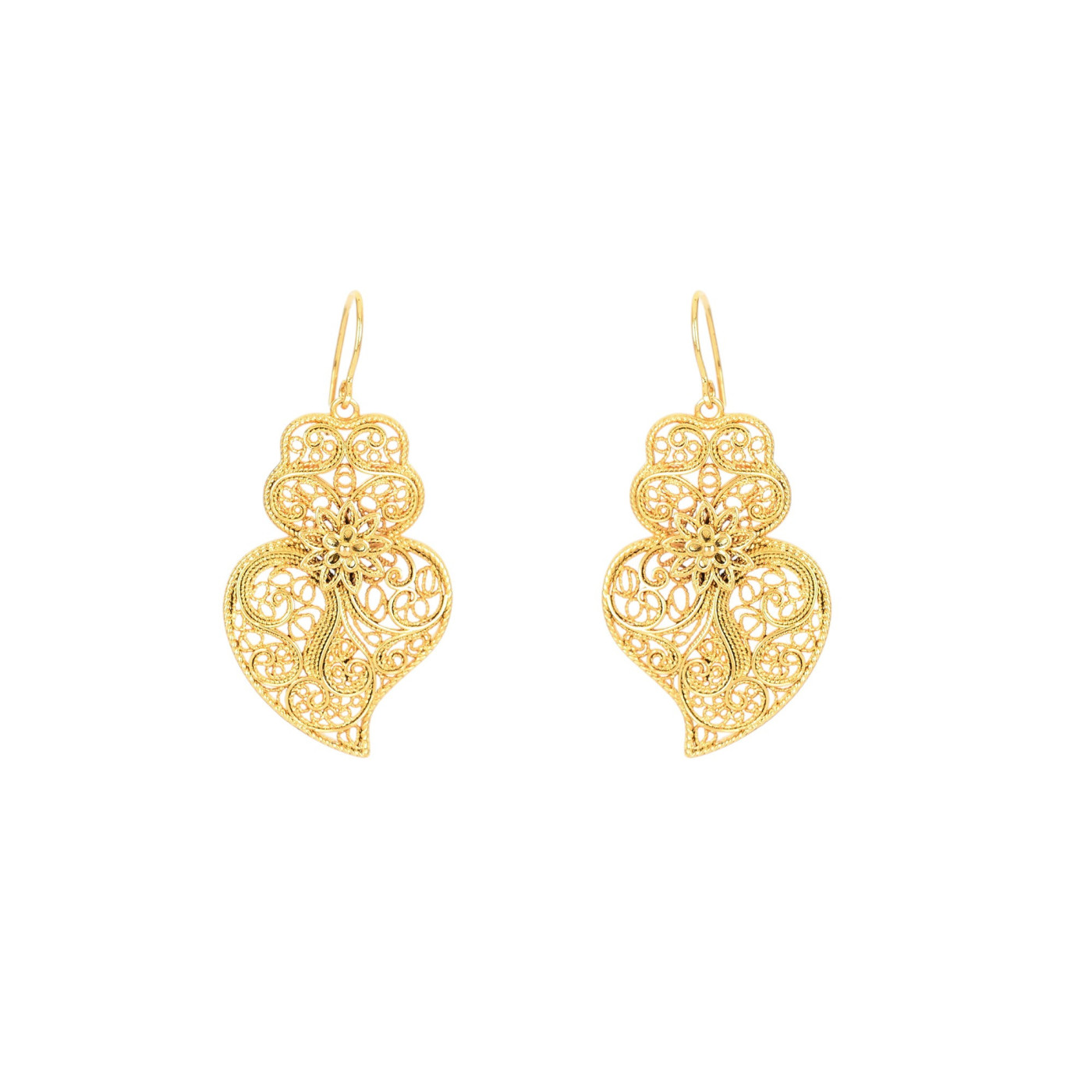 Pendientes tradicional coração de viana GB