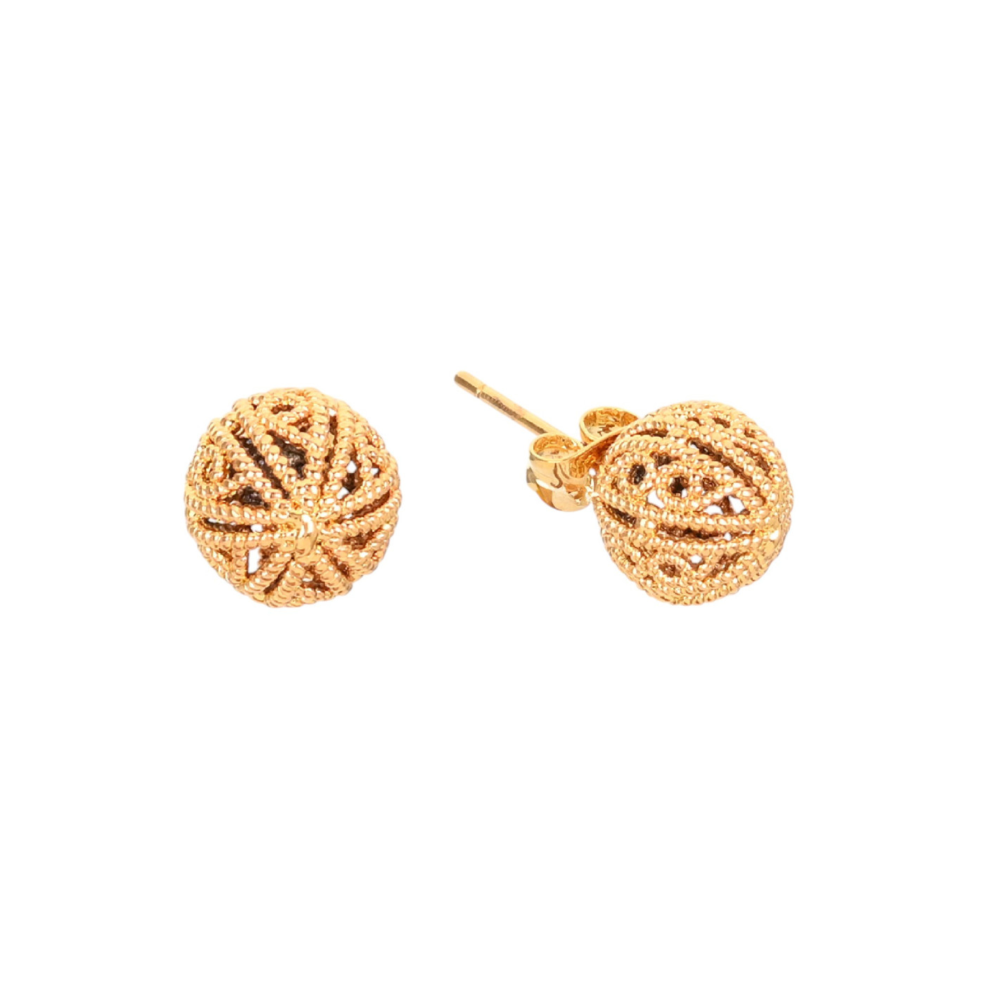 Semi precious earrings bolas de viana GB