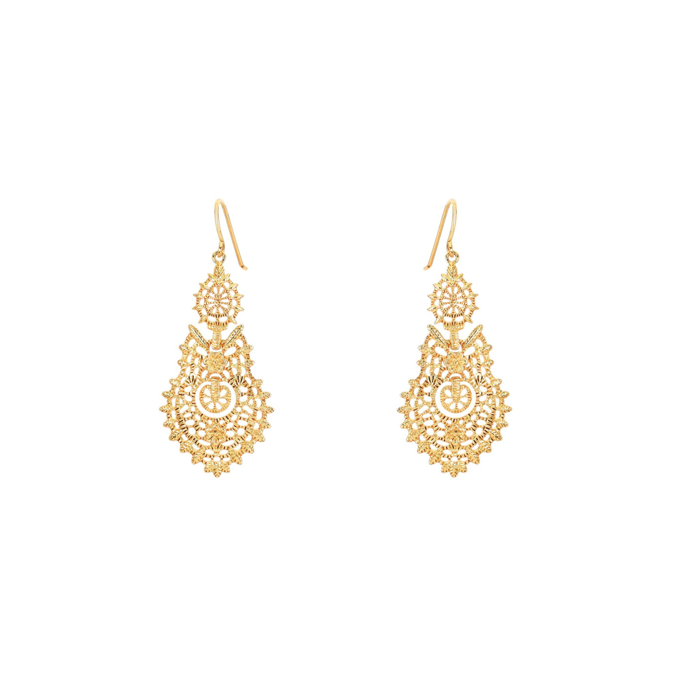Pendientes semi joya rainha GB