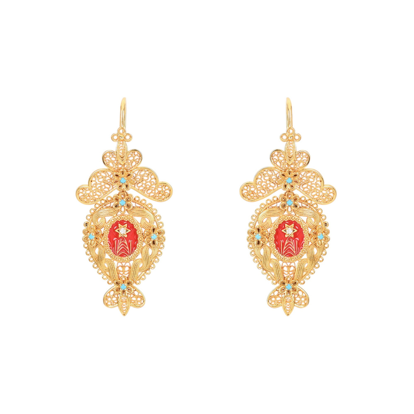 Boucles d\'oreilles Encantos Portugal custode