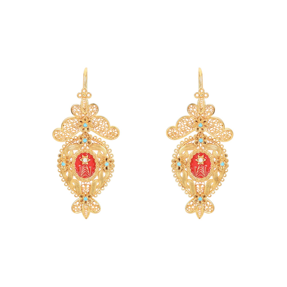 Boucles d\'oreilles Encantos Portugal custode
