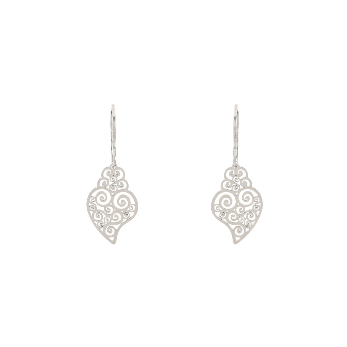 Boucles d’oreilles en acier coeur de viana GB