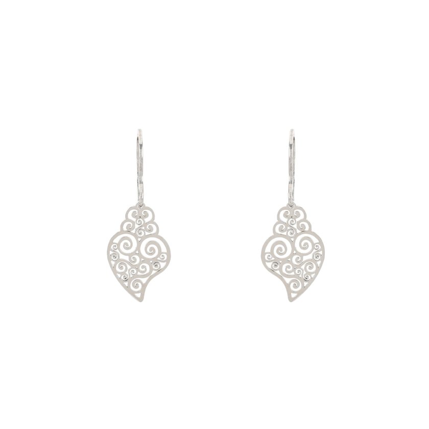 Coração de viana steel earrings GB