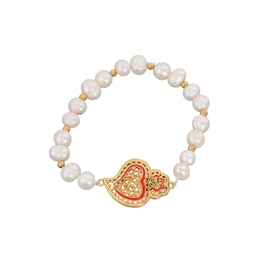 Bracciale semi preziose coração de viana perle GB