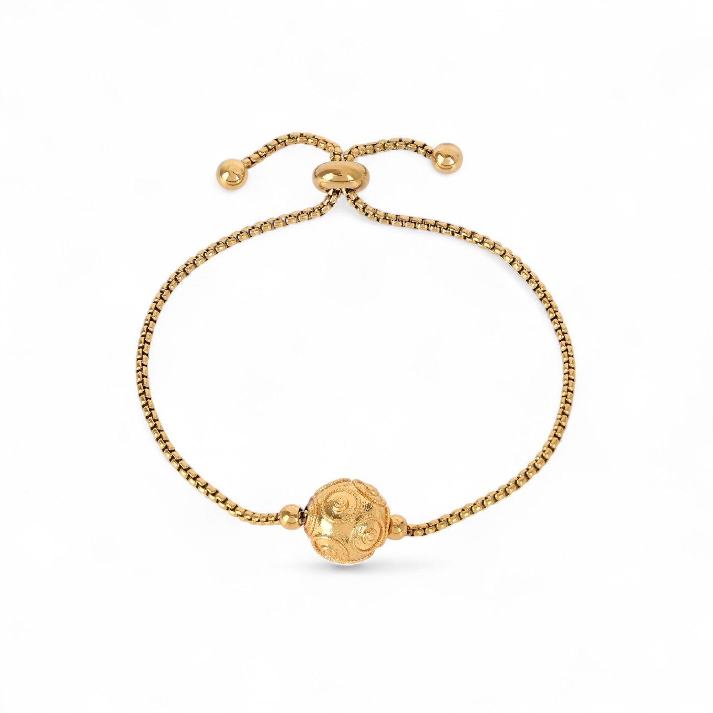 Bracciale regolabile con pallina Viana GB