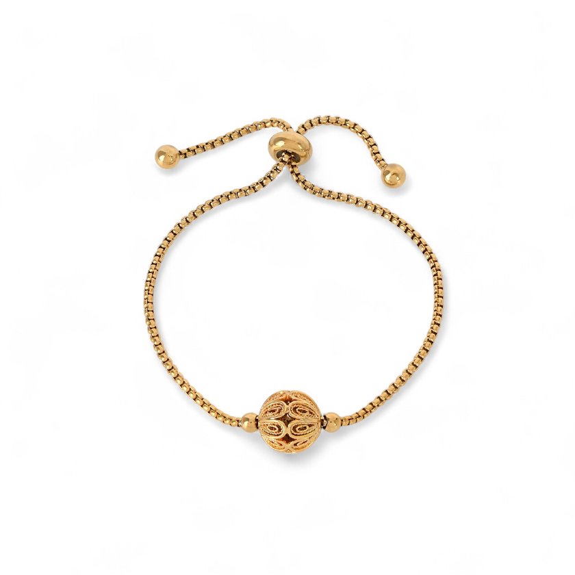 Bracelet réglable semi-bijou en perles viana GB