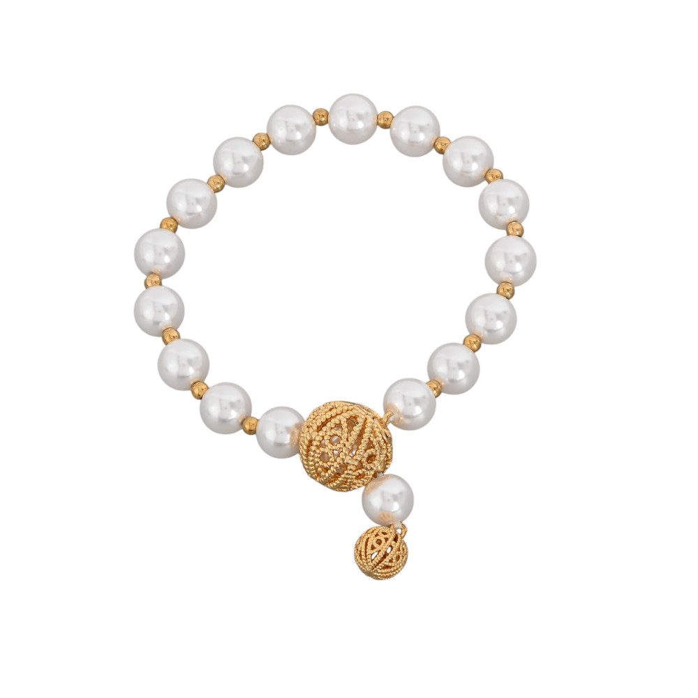 Pulseira Encantos de Portugal ajustável com pérola