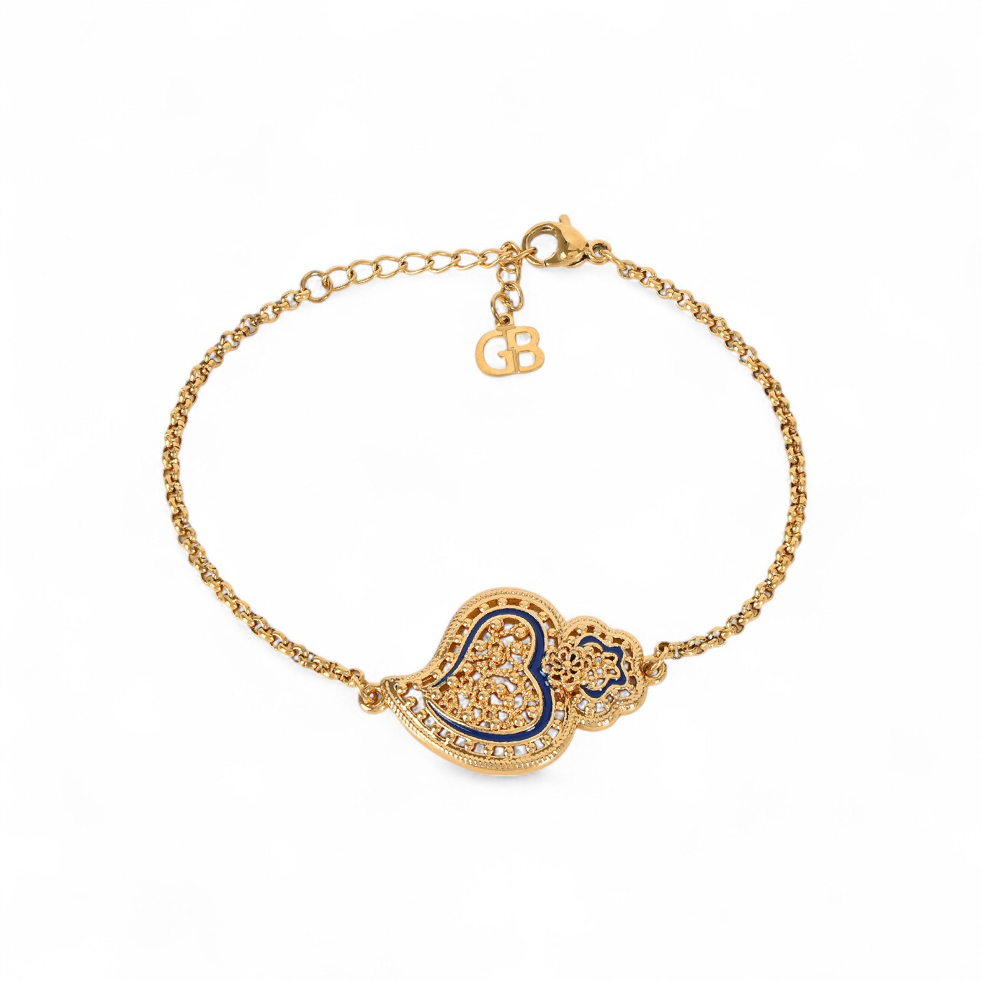 Pulseiras Encantos com coração