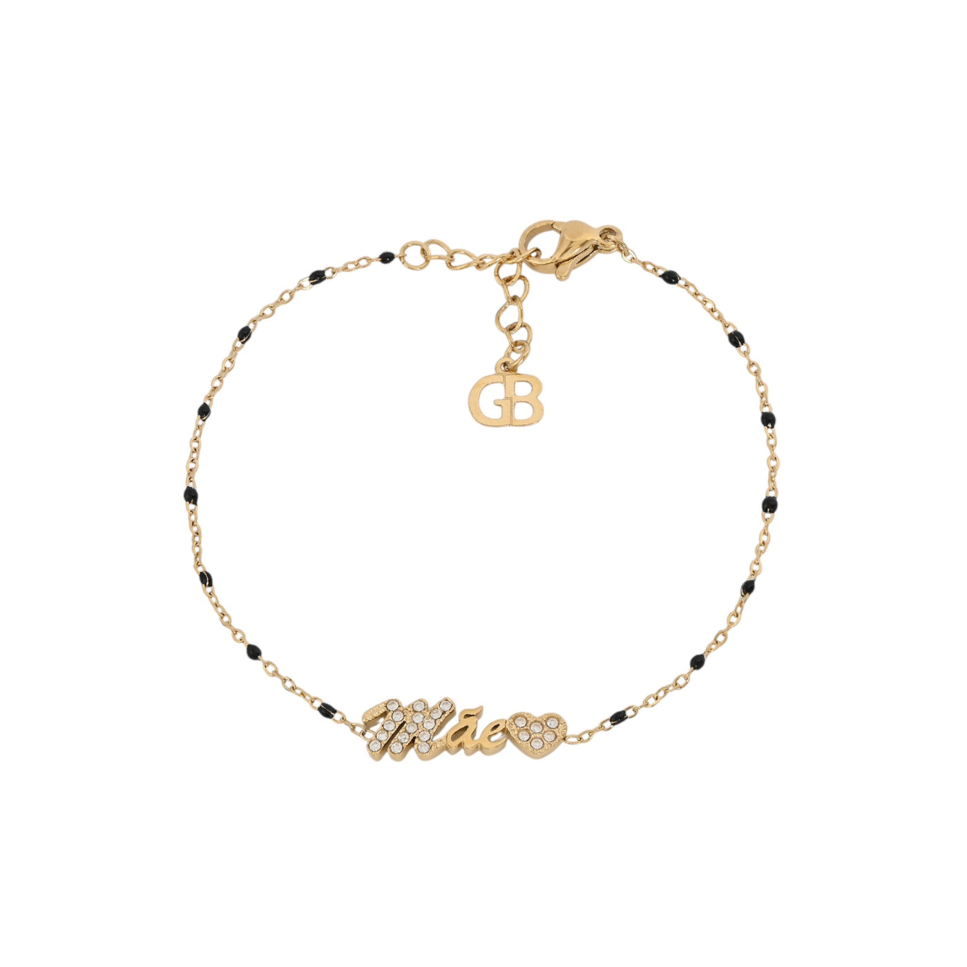 Bracelet en acier mot mãe GB