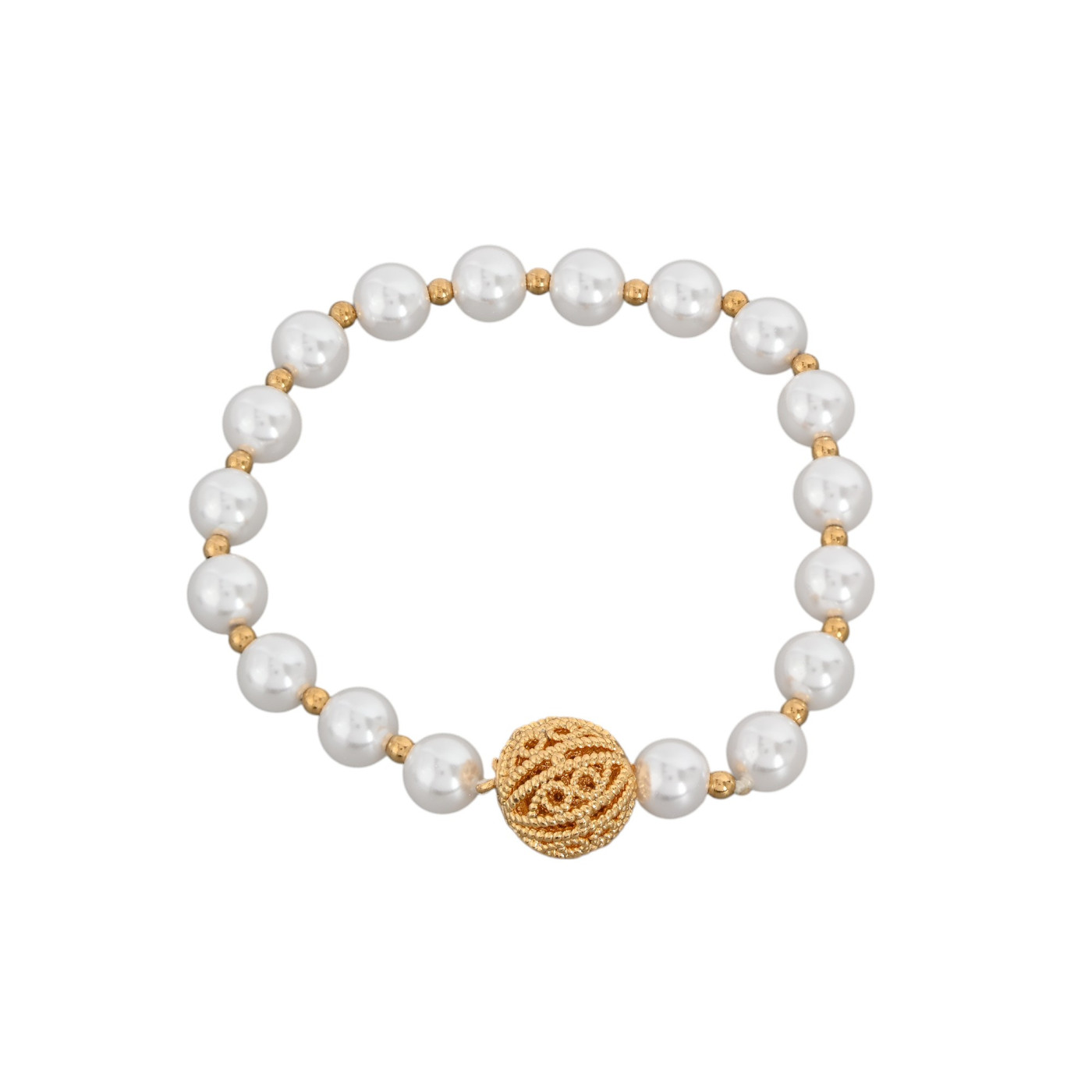 Bracciale regolabile Encantos de Portugal con perla
