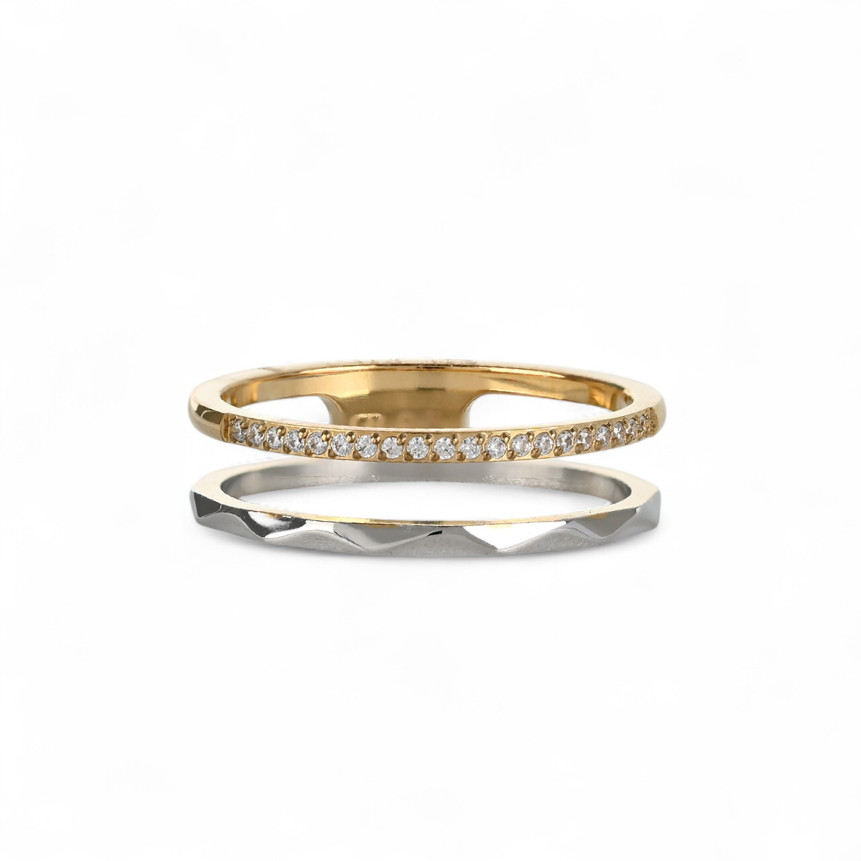 Anillo Delicate dos alianzas
