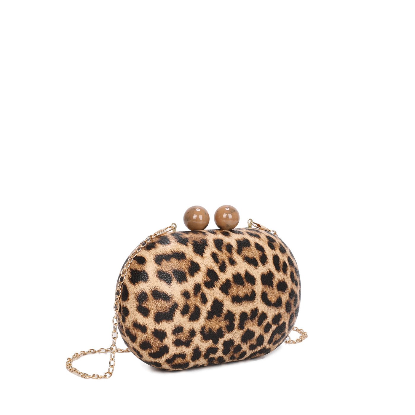 Women's clutch with tigress pattern