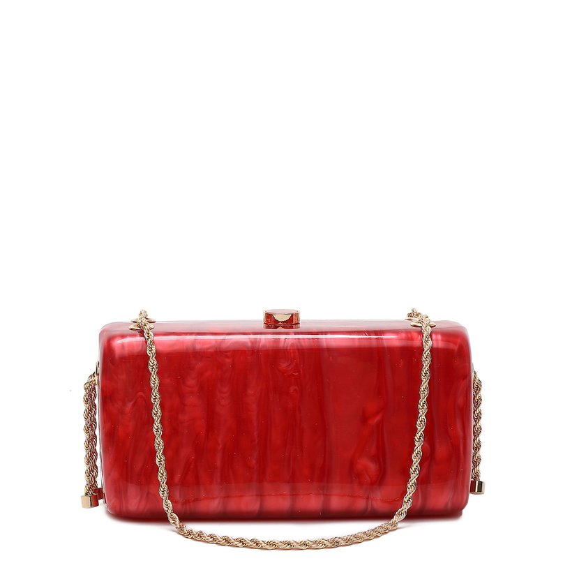 Acrylic women's clutch