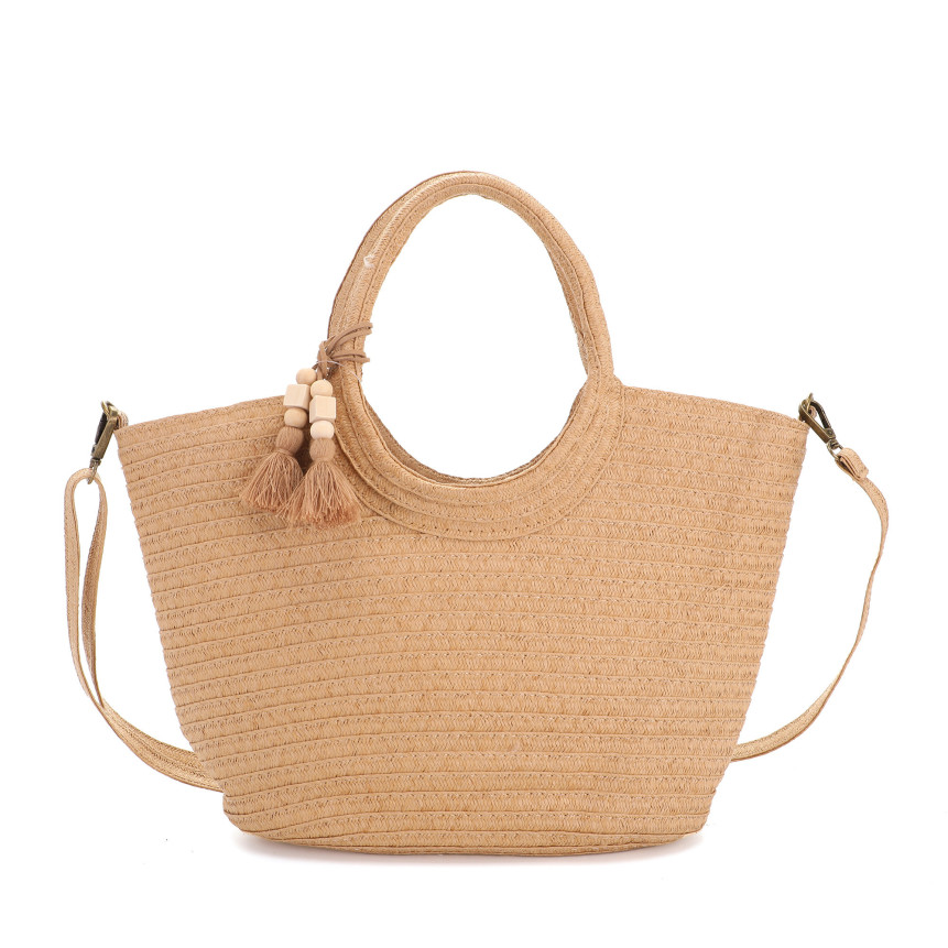 Bolso Shopper de paja