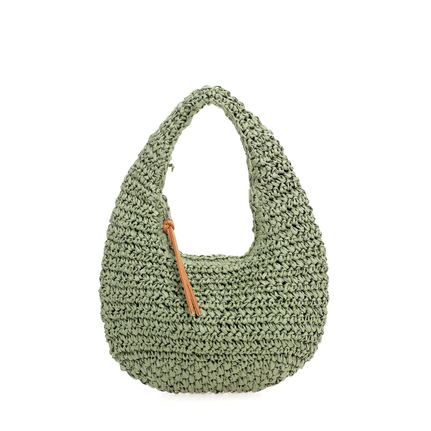 Sac à épaule en raphia