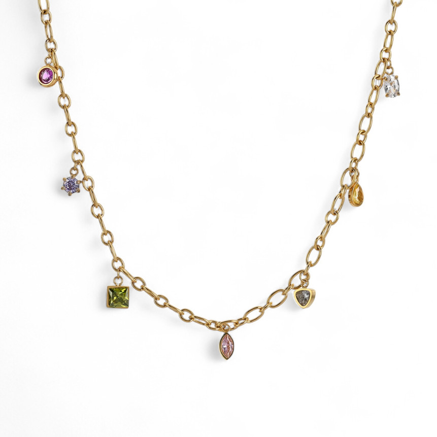 Collar Delicate con cristales naturales