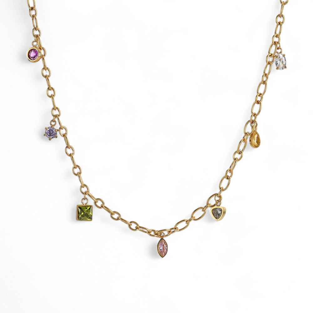 Collar Delicate con cristales naturales
