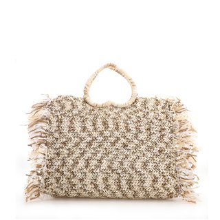 Straw shopper bag