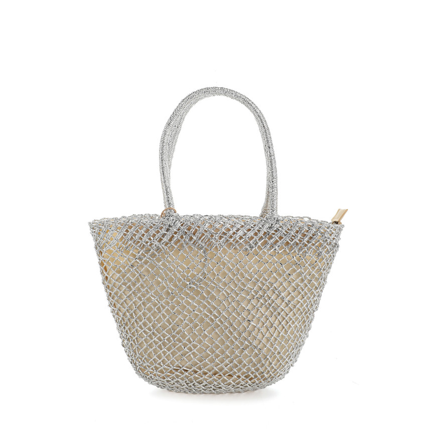 Borsa a spalla in rafia