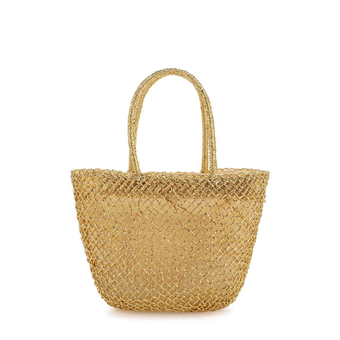 Borsa a spalla in rafia