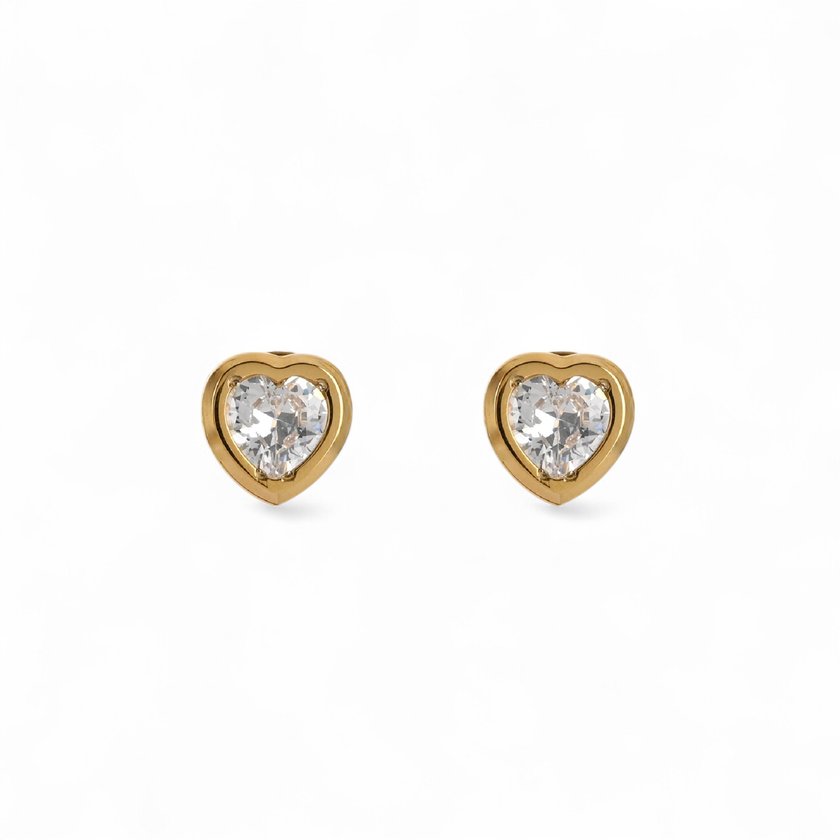 Brincos Delicate com zircônia