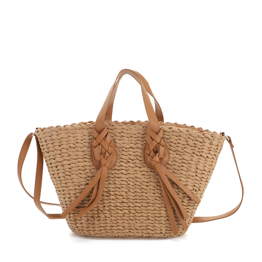 Sac à main en paille