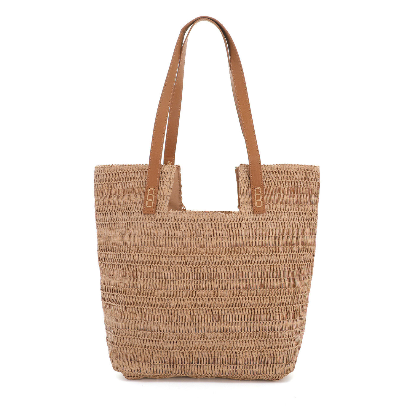 Straw shopper bag
