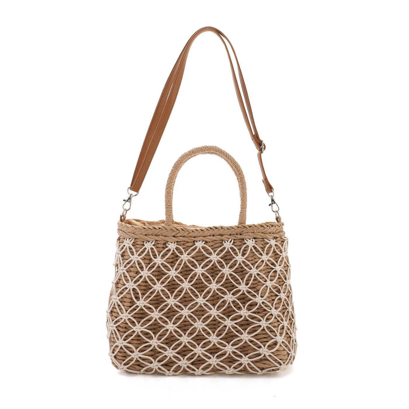 Straw shopper bag