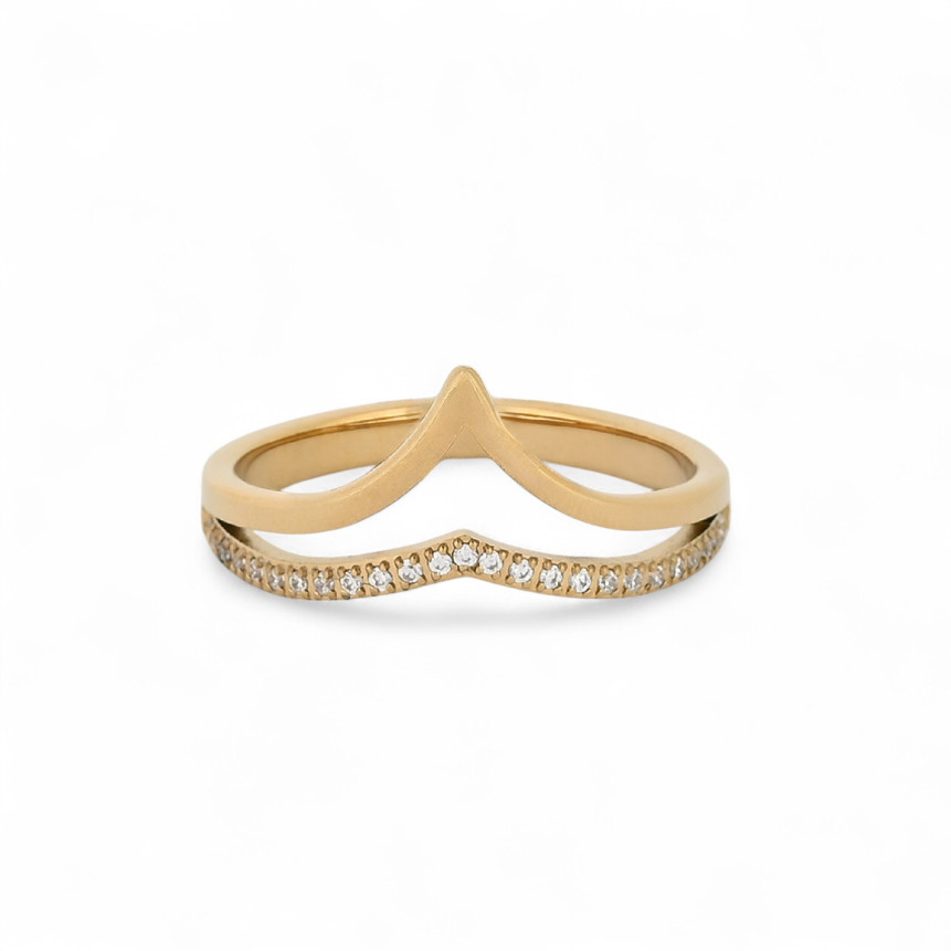 Anello Delicate con due punte