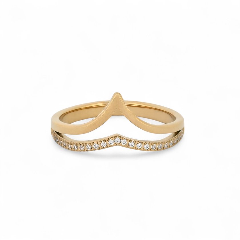 Bague Delicate avec deux pointes