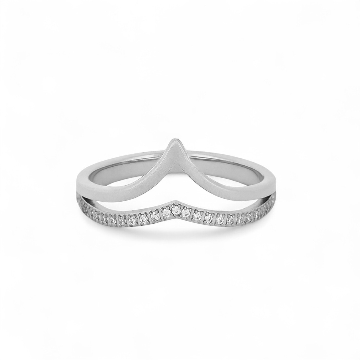 Bague Delicate avec deux pointes