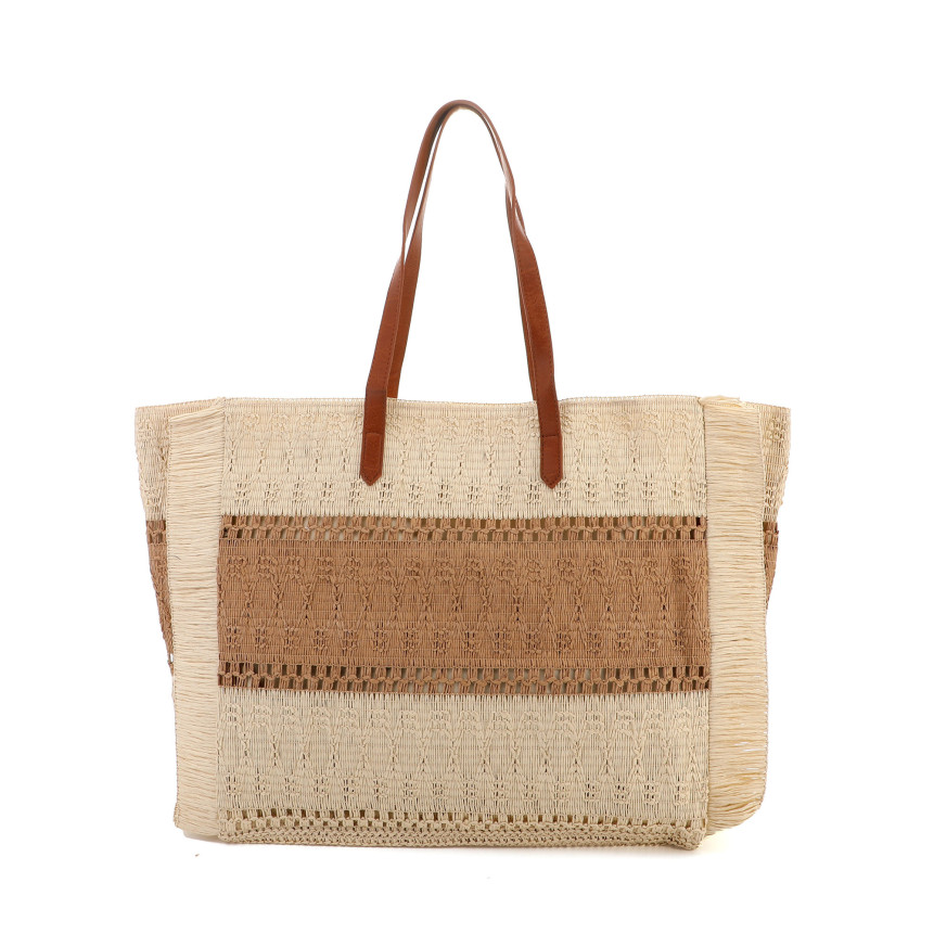 Mala Shopper em palha
