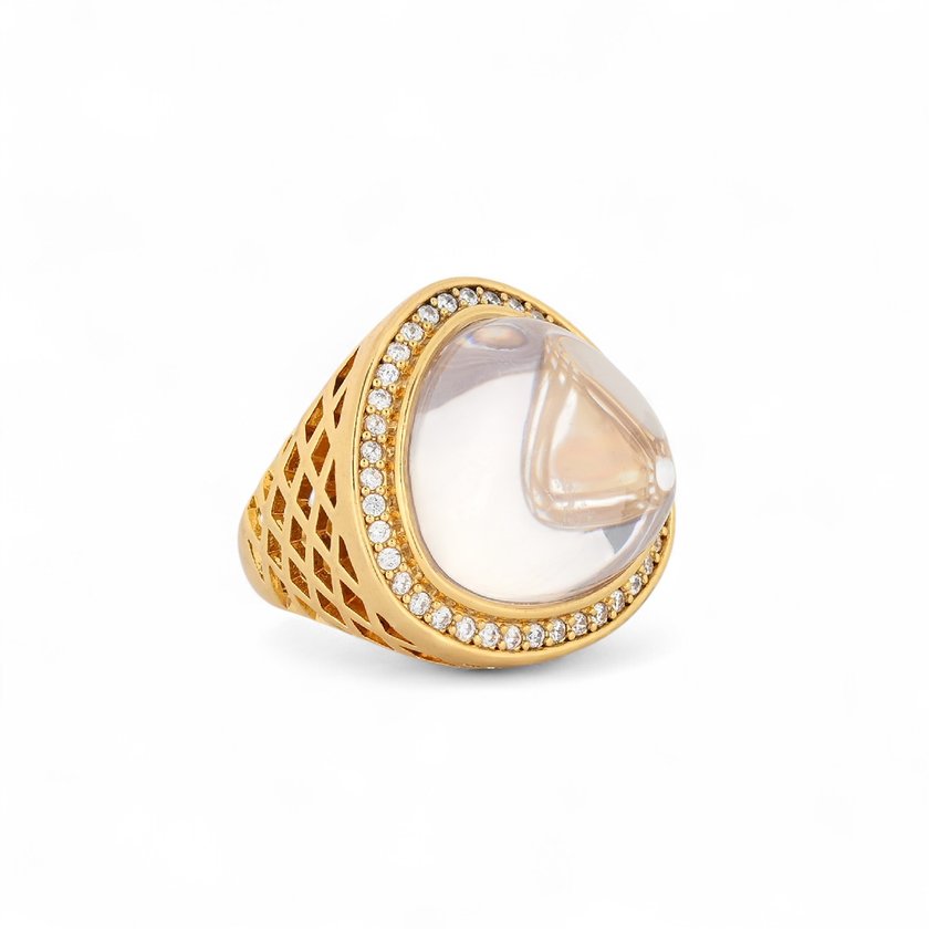 Bague BeLove avec pierre triangulaire