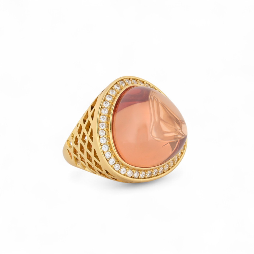 Bague BeLove avec pierre triangulaire