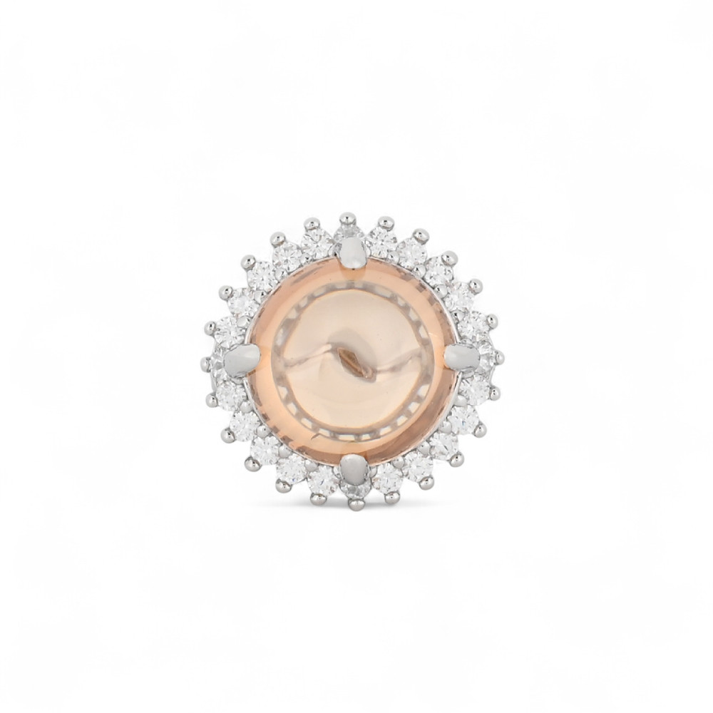 Anello BeLove con pietra occhio di gatto