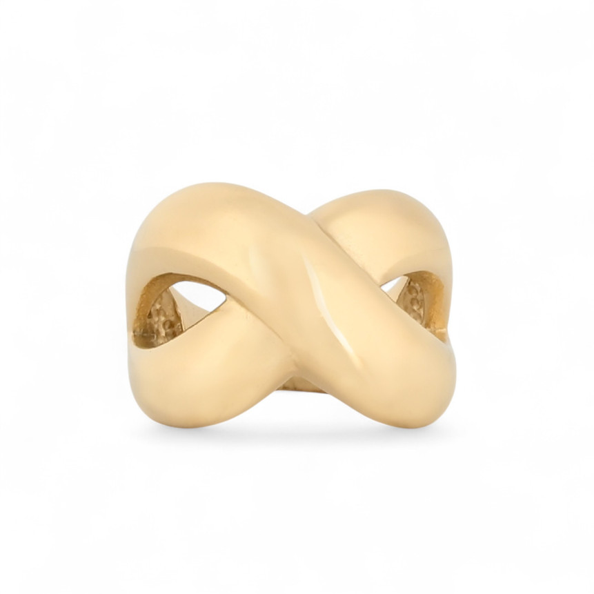 Bague bourgeons croisés GB