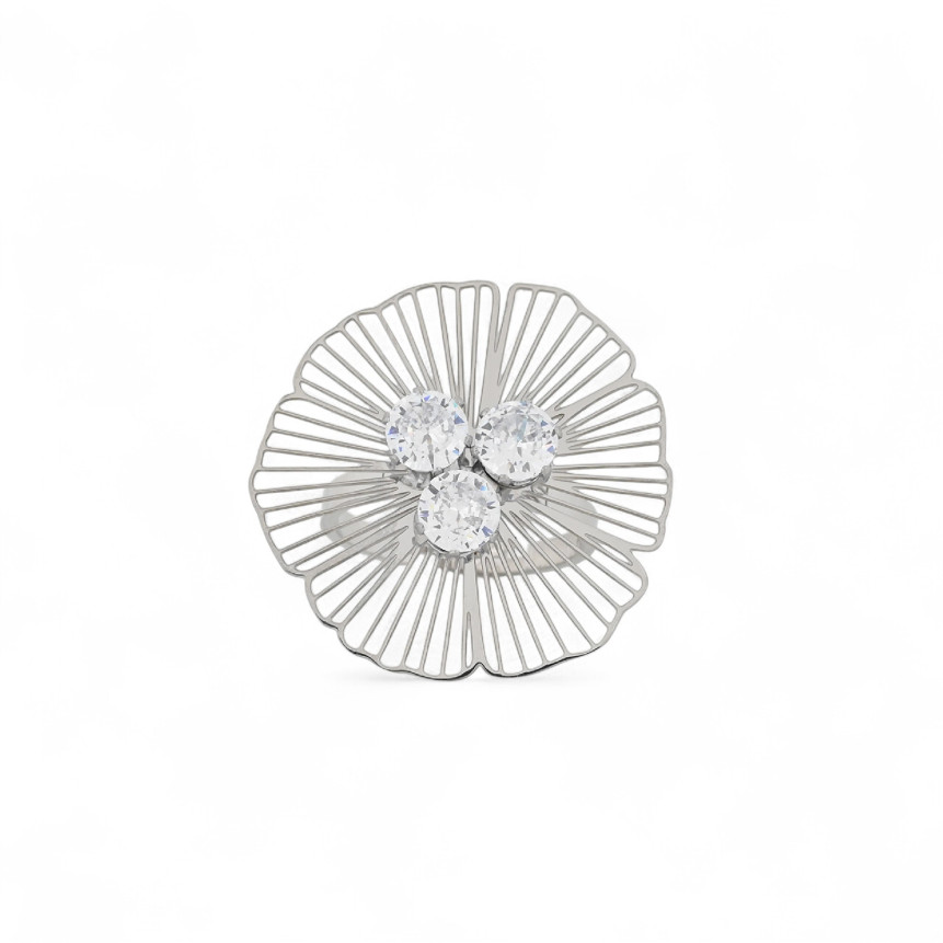 Bague avec trois diamants GB