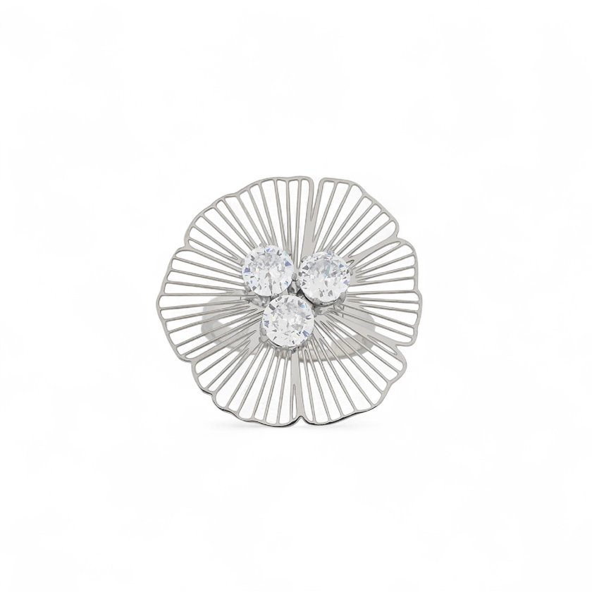 Ring with three diamonds GB