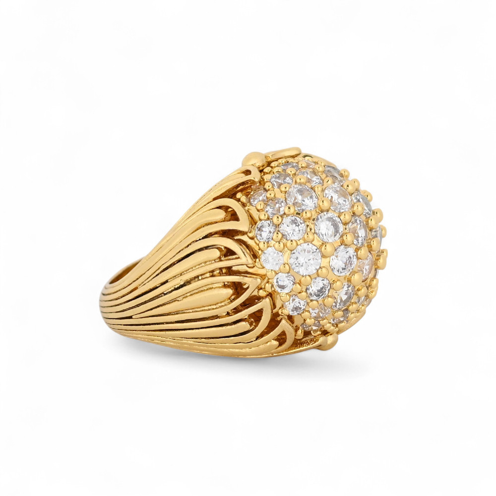 Anello semi preziose rotondo GB
