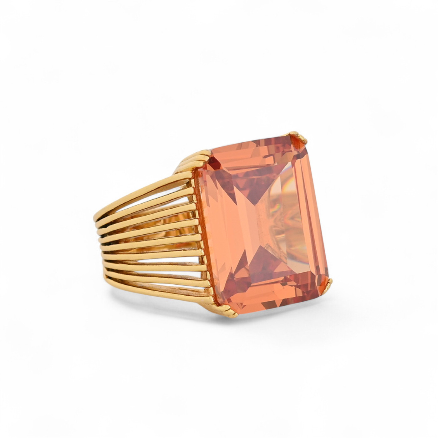 Semi precious ring rectangular GB